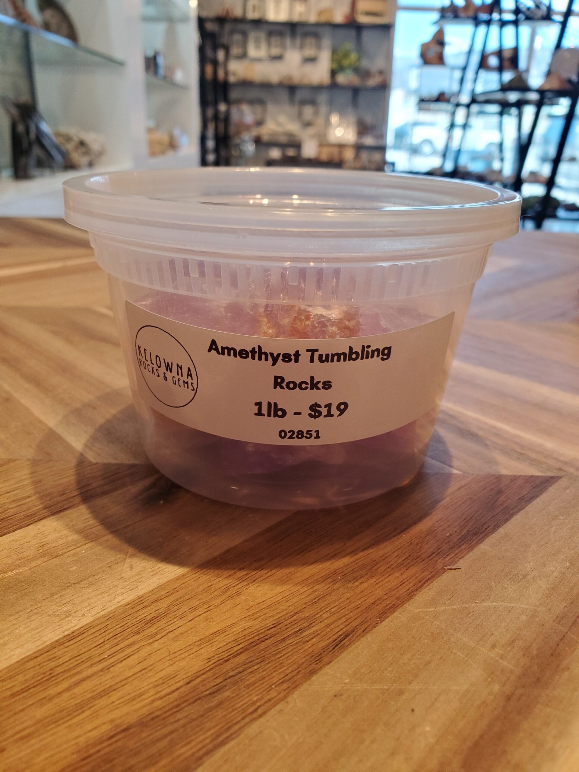 Amethyst Tumbling Rocks 1 pound KELOWNA ROCKS & GEMS